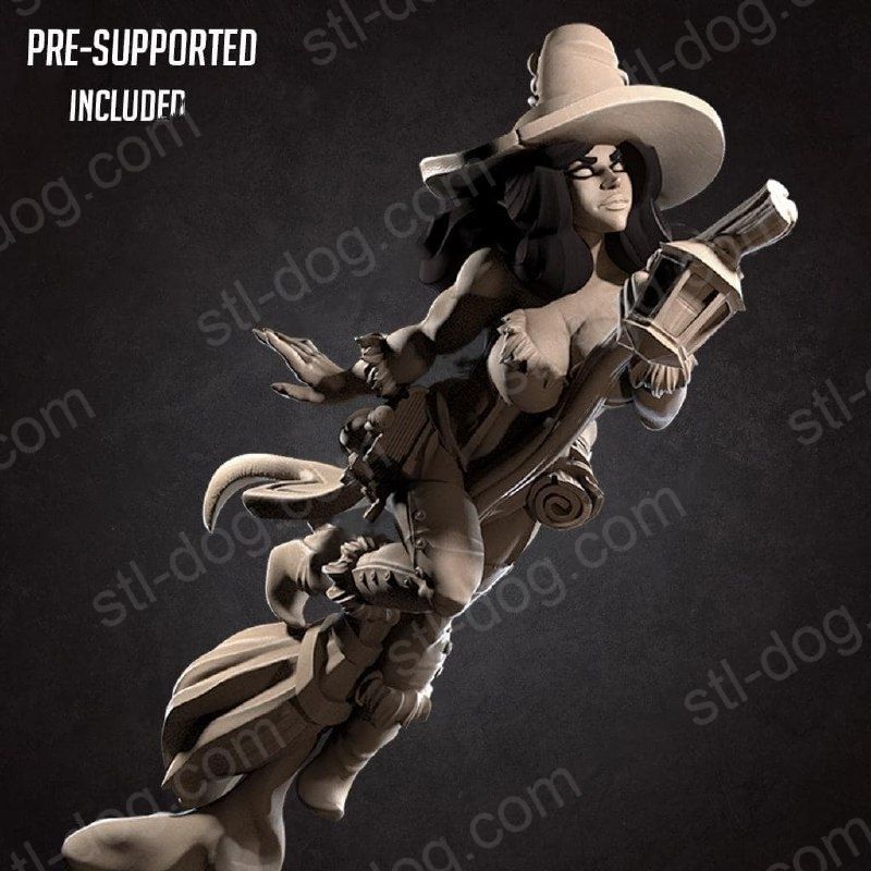 女巫 Dorotea 3D打印图纸